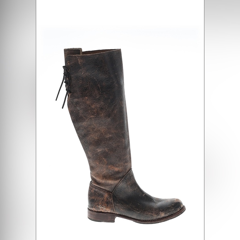 Bed Stu Brown Leather Knee-High Boots size 9 1/2 - Picture 2 of 9